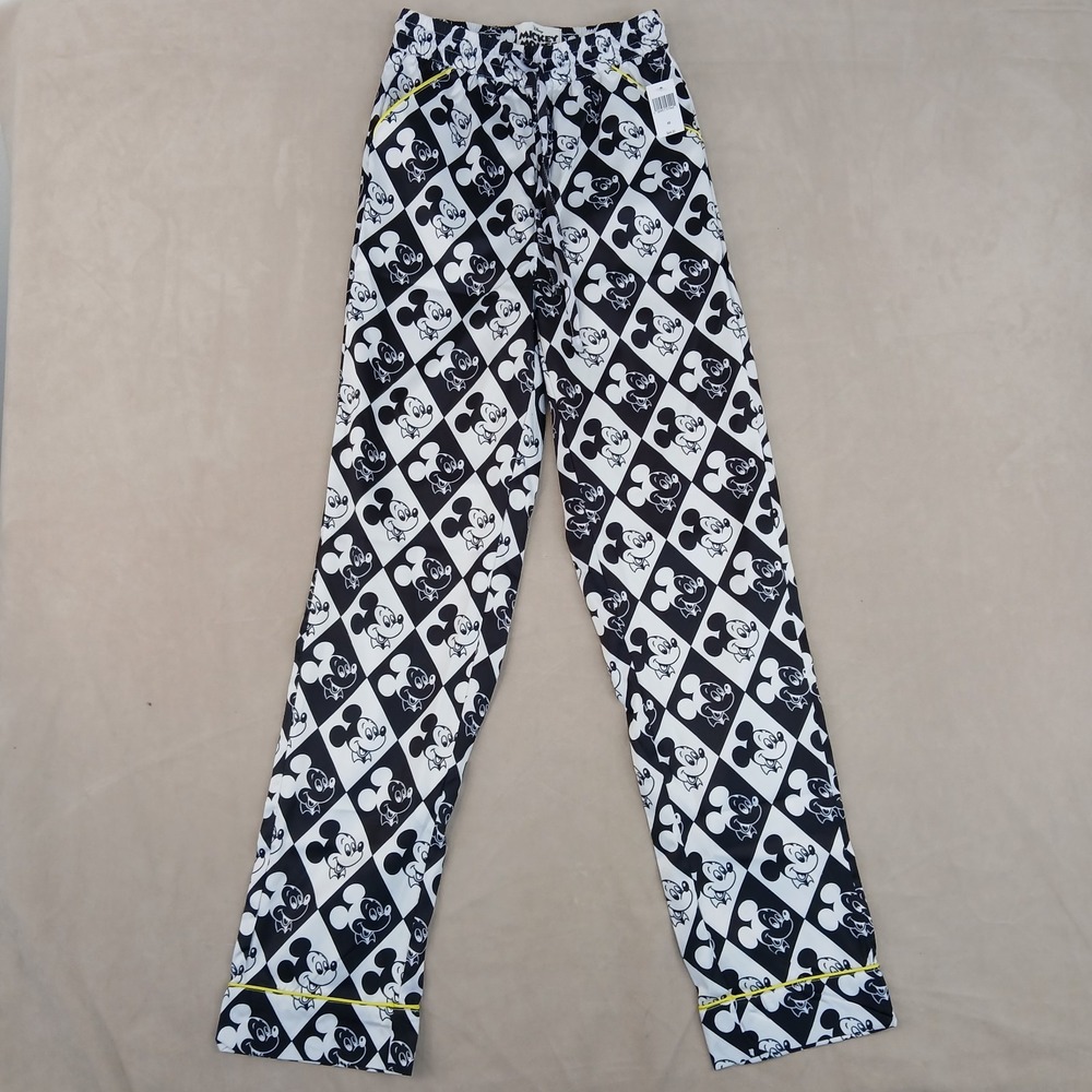 Disney‎ Mickey Mouse XSmall Pajama Lounge Bottoms NWT 22x30 $44.99 MSRP FLAW